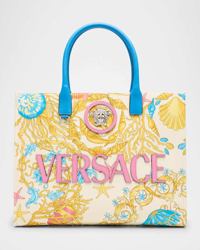 La Medusa Sea Life Printed Tote Bag